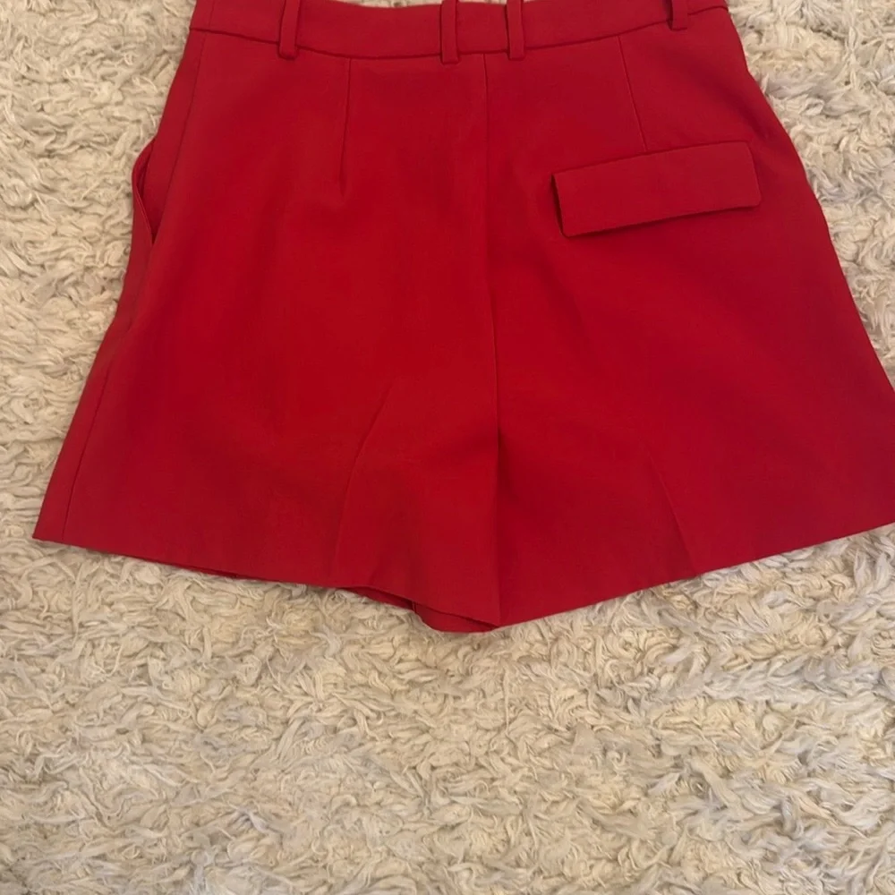 NWOT- Zara Women's Shorts.. Fuchsia color - Picture 4 of 12